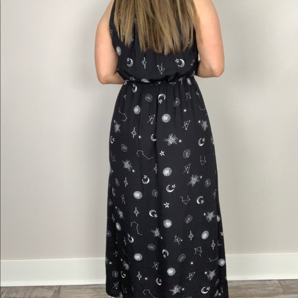 Written In The Stars Maxi Dress Black S Celestial - Picture 7 of 8